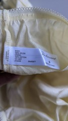 NOS 100% Nylon Underscore Panties Brief Sz 9 NWOT Granny New JCPenney Yellow Htf
