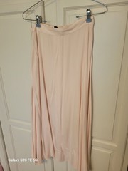 vintage 1980s 100% Rayon Ralph Lauren Blush Skirt and