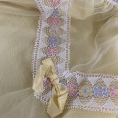 Vintage Baby Doll Lingerie Set NOS RARE Kmart 2 Piece W Tags Yellow Lacey Flower
