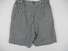 Vintage 90s Jantzen Pleated High Rise Mom Shorts Women 10 Plaid 80s