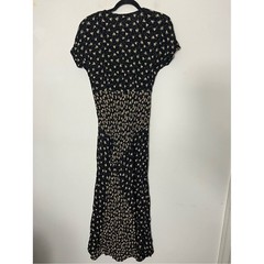 Vintage 90s Carol Little Patchwork Maxi Dress Floral Prairie Bias Small