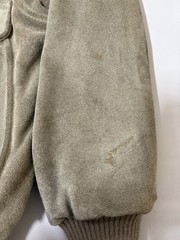 1970s Whipp Suede Bomber Jacket Shearling Fur Women’s Small Vintage Western