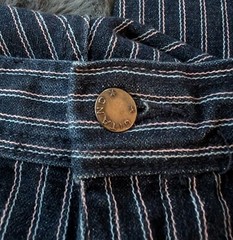 Vintage GITANO Colorfits Striped High Waist Jeans Zippered Leg 26×27 Juniors