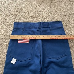 Vintage 1970s 70s UFO navy blue Flare Bell Bottom Pants Jeans 26/27×32” Hippie