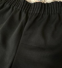 VTG 1980s Champion West Point Prep 100% Nylon Black Yellow Track Shorts Tag S