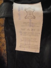 VERSACE Blazer Jacket, Leather, Embroidered, Vintage, US Size 12/Medium