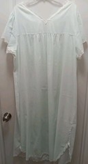 Lady Barbizon 3X Lace, Embroidered Poly/cotton Ballerina Gown Pale Blue