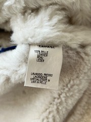 Unique Jean Charles de Castelbajac Tricot Sheepskin Coat Jacket Shearling