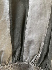 Jota U Cueros Leather and Suede Bat Wing 1980s Jacket Size L ArgentinaL(J14)