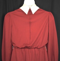 Vtg Jean Leslie Dress 60s 70s Deadstock Pouf Secretary Modest Cottagecore NOS 16