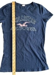 VTG Y2K Hollister California Women’s Thin Fitted T-shirt Logo Spellout L