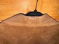 VTG Rare Simco Leather Fringe Hippie Boho Pioneer Jacket 60s 70s Brown Western