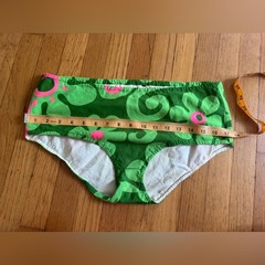 60s Vintage Bright Green Hawaiian Cotton Bikini By Fumi’s At Wikiki Sz Sm