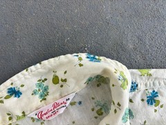 VTG 1950s Gordon Peters Sleeveless Floral Button -up.housewife Style.small