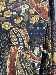 VTG Leslie Fay Midi Dress Belted Size 14P Floral Dressy Classic Chic