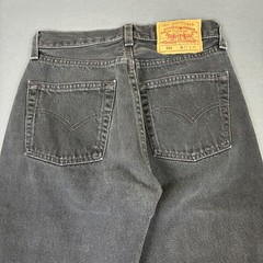 Vintage Levi’s 501 Black Wash Denim Jeans Women’s Size 25×29 Made In USA
