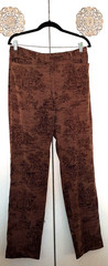 Jones New York Brown Toile de Jouy Pants – Size 32″ Waist/31″ inseam