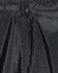 Vintage 1950s American Maid Black Zipper & Button Closure Half Slip Size 7