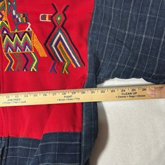 Guatemalan IXMUCANE Native Jacket Embroidered Folk Art Handmade Size M