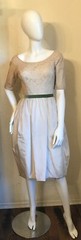 VINTAGE 1950’s Harry Keiser Lace Party Dress S