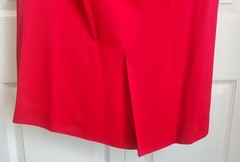 Vintage 1950s Gallina California Red Wiggle Pinup Dress | Rockabilly Retro