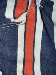 Vintage 1970’s Jeans Women’s Red White Blue Stripe Bell Bottoms Hippy Disco