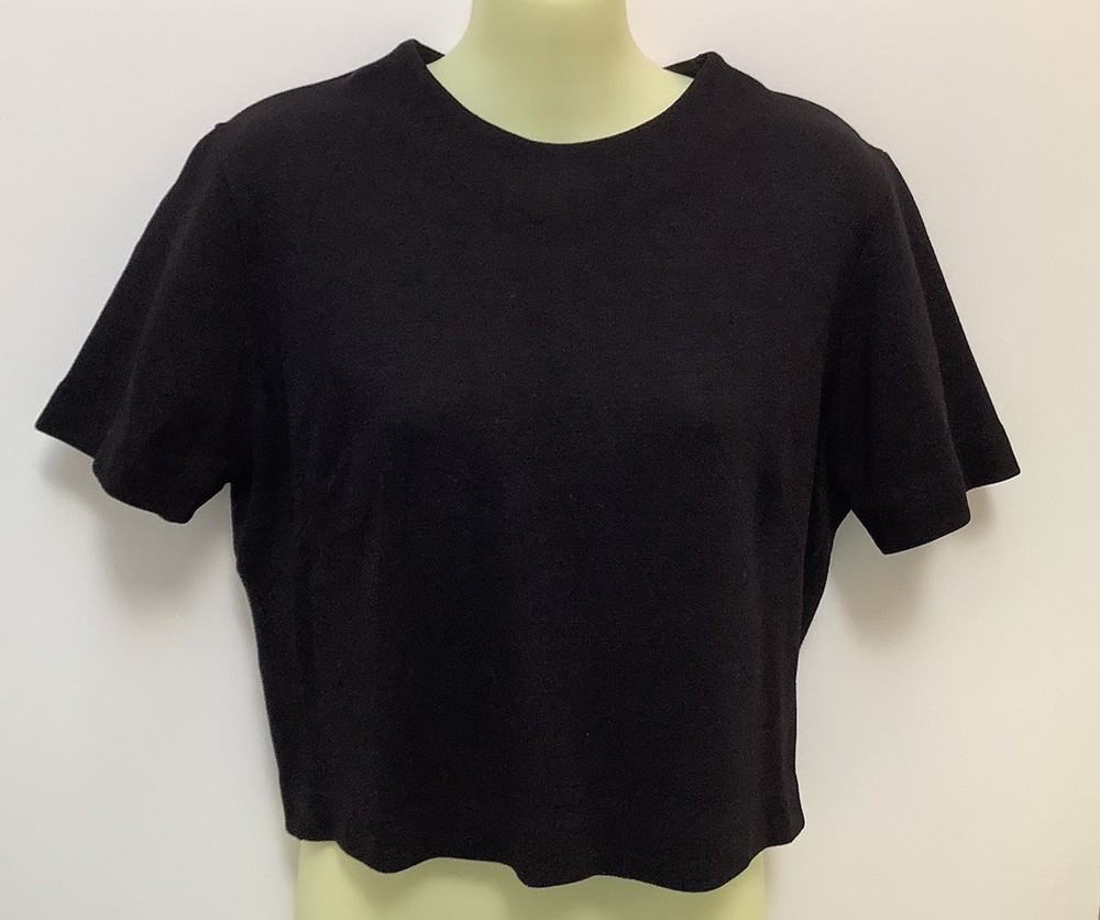 Vintage 1960’s James Kenrob by Dalton Black Knit Woman’s Top ILGWU Label