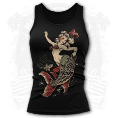 Vintage Mermaid Design Women’s Tanktop