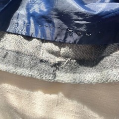 Re-worked Vintage Jacket Grey Check Size 16 Wool Blend 80’s Style