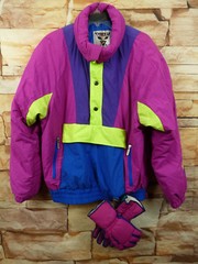 Lot of 3 set Tyrolia By Head 1/4 Zip Pullover Ski set Jacket Size M Pants,gloves