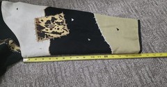 Vintage Allure Art To Wear Jacket Boho Patchwork Mixed Media Animal Print Sz 1X