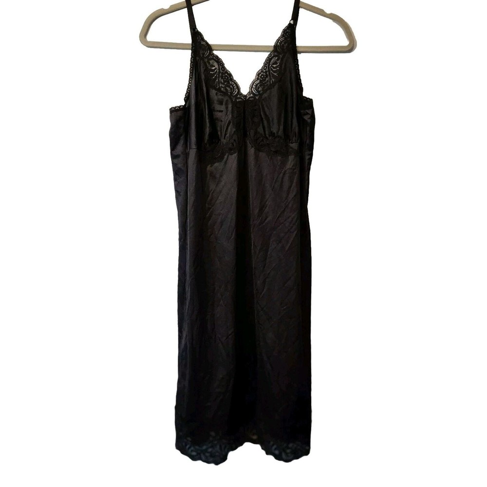 Ladies Garment Workers Union Label Women’s Black Lingerie Lace VINTAGE Sz 11