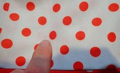 Vintage 70’s 100 Parkhouse Dallas Polka Dot Swing Dress XXS Rockabilly Mod MCM