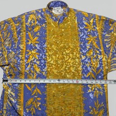 Vintage Ruth Norman Caftan Dress Womens Small Floral Lounge Mumu USA Saks