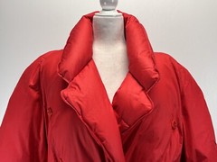 NEW! Vtg Lothar’s Goose Down Coat Jacket 1X Plus Red Nieman Marcus Double Breast