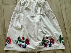 Antique summer skirt with embroidery (No. 45). Ukraine, 1900s.