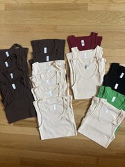 17 Apparel Girl Vintage Tank Tops NOS Lot Tanktops NEW Tshirt Made In USA Medium