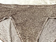 Vtg BALI 2846 Fit Your Curves Satin Full Coverage 2XL/9 Animal Print Panties