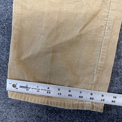 Sears Corduroy Pants Womens Size 16 Beige High Waisted Straight Leg Vintage Tan