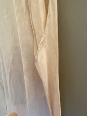 Antique Early 1800s Victorian Lawn Cotton Chemise Slip Embroidered Hand Stitched