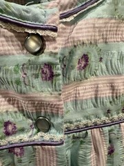 Vtg House Summer Dress Smart Time Pastel Floral Lace Small Boho Hippie Fun NWT