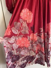 VTG 70s Mac Tac Of Paris Leonard Sunshine Balloon Sleeve Fairycore Boho Dress S
