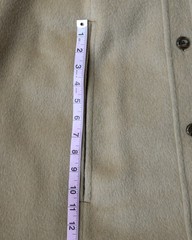 Vintage Pendleton Ladies Cape Coat Virgin Wool Tan – 1960s – Size 12 – Large