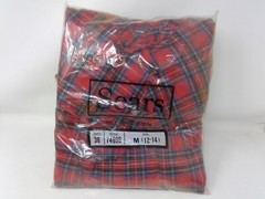 Vintage Sears Red Plaid Flannel Tall Long Gown M (12-14) Style 74896 – NOS