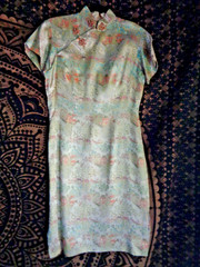 Vintage Cheongsam Chinese dress large
