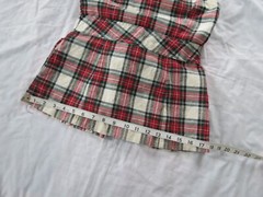 Plaid Skirt and Vest vintage 70s small