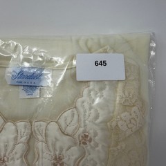 Stardust Vintage Nightgown Cream Lace Floral Long Sleeve Sleepwear USA Large NEW