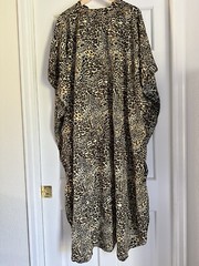 Vintage Winlar Kaftan Leopard Animal Print One Size Fits Most Vtg