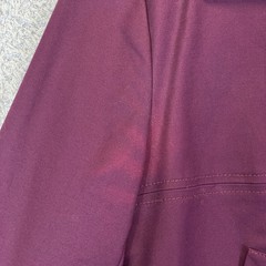 Vintage Pendleton Womens Purple Plum Cotton Skirt Suit Set Size 8 Academia