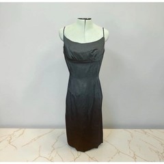 Elegant 1950s Black Wiggle Cocktail Dress Dramatic Illusion Old Hollywood Glam